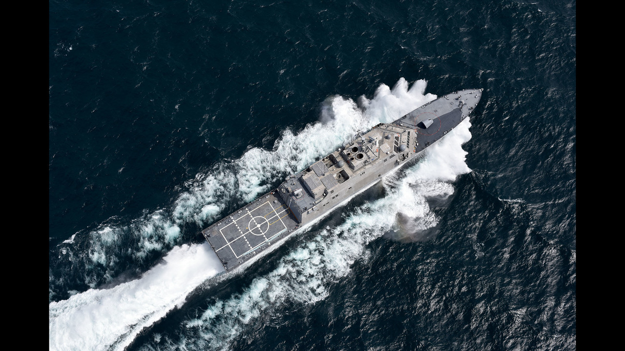 Future USS Detroit combat ship completes Navy's Acceptance Trial - WDIV Detroit