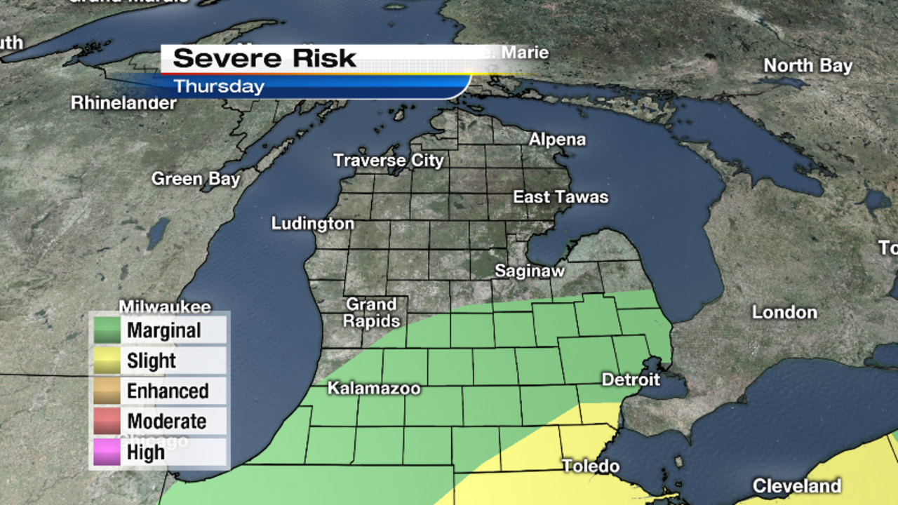 Metro Detroit weather forecast: Strong storm potential - WDIV Detroit