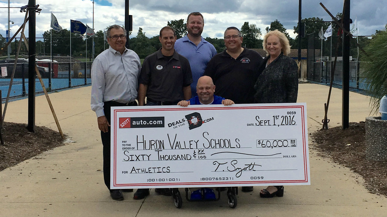 Szott Auto Group donates 60,000 to Huron Valley Schools