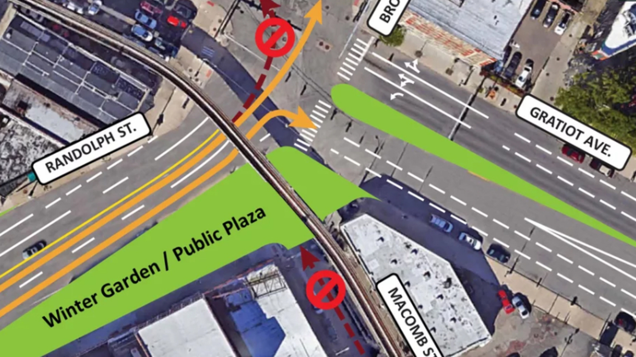 Detroit will reconfigure one of its worst downtown intersections - WDIV Detroit