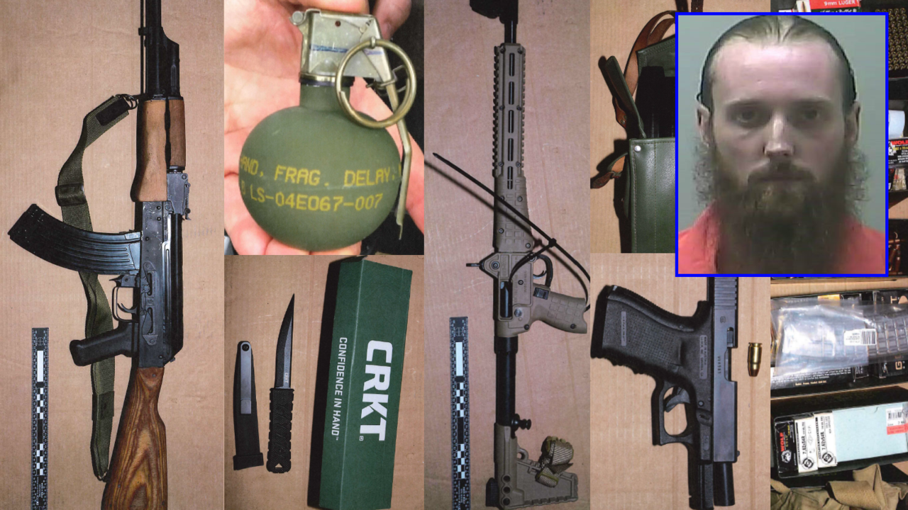 Images released of evidence against Detroit terror suspect accused of amassing stockpile of weapons