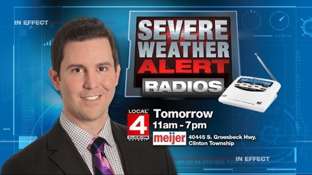 Severe weather alert radios on sale Thursday