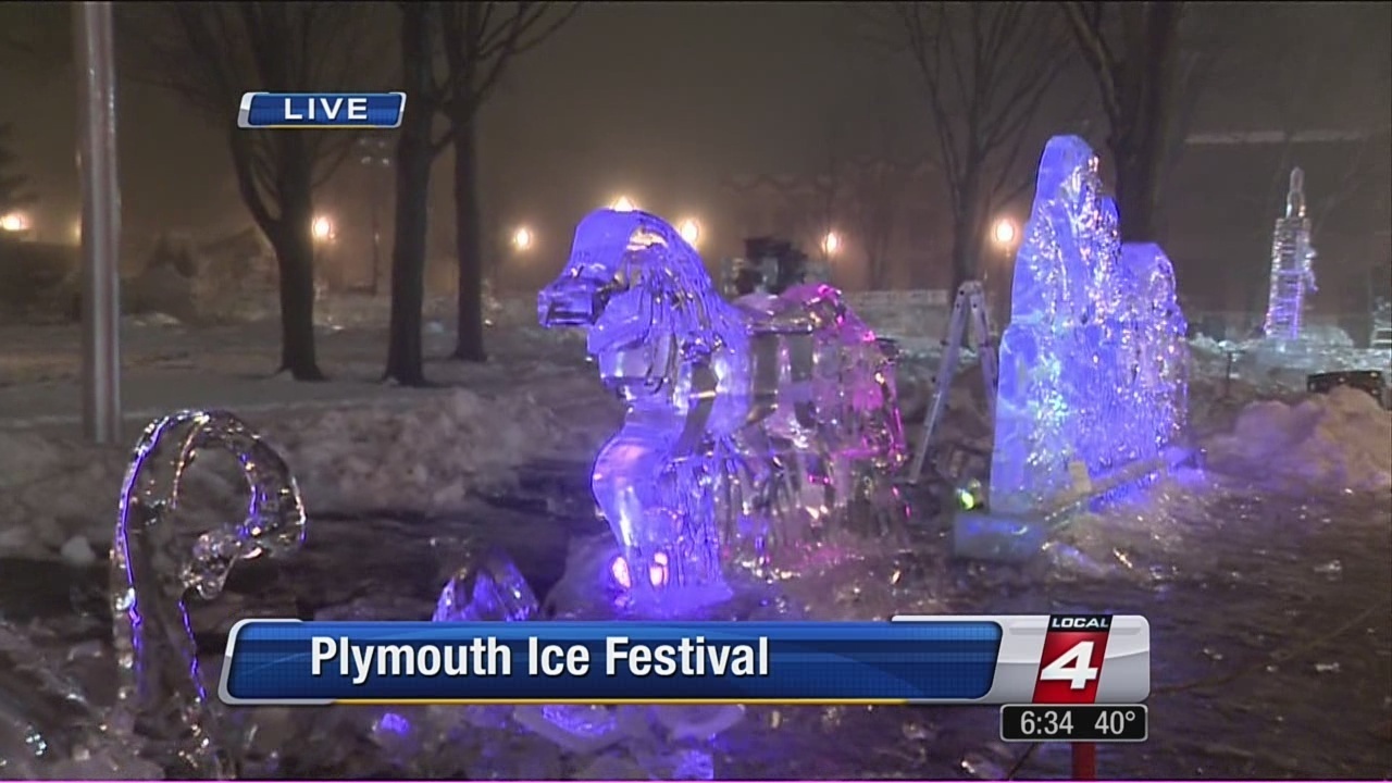 Plymouth Ice Festival underway