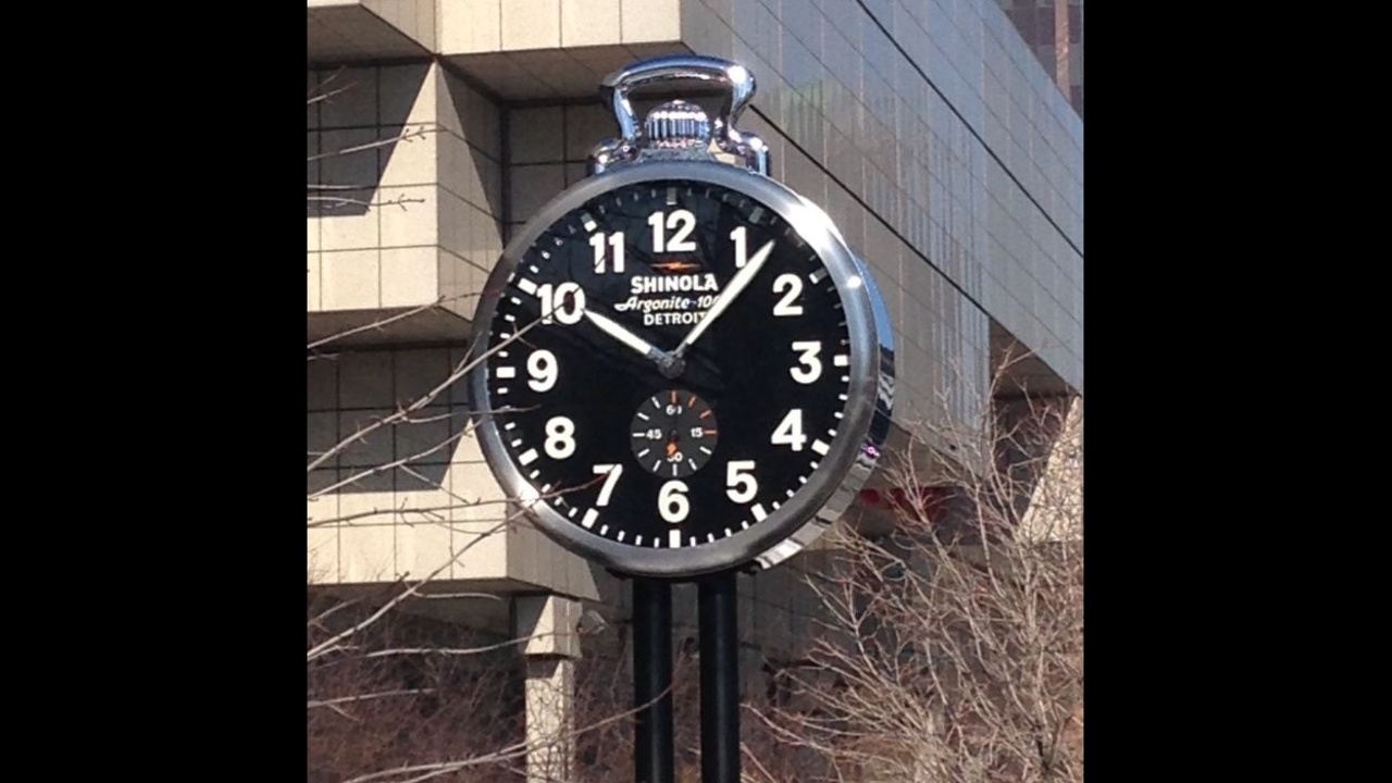 Shinola unveils city clocks on Friday in Detroit