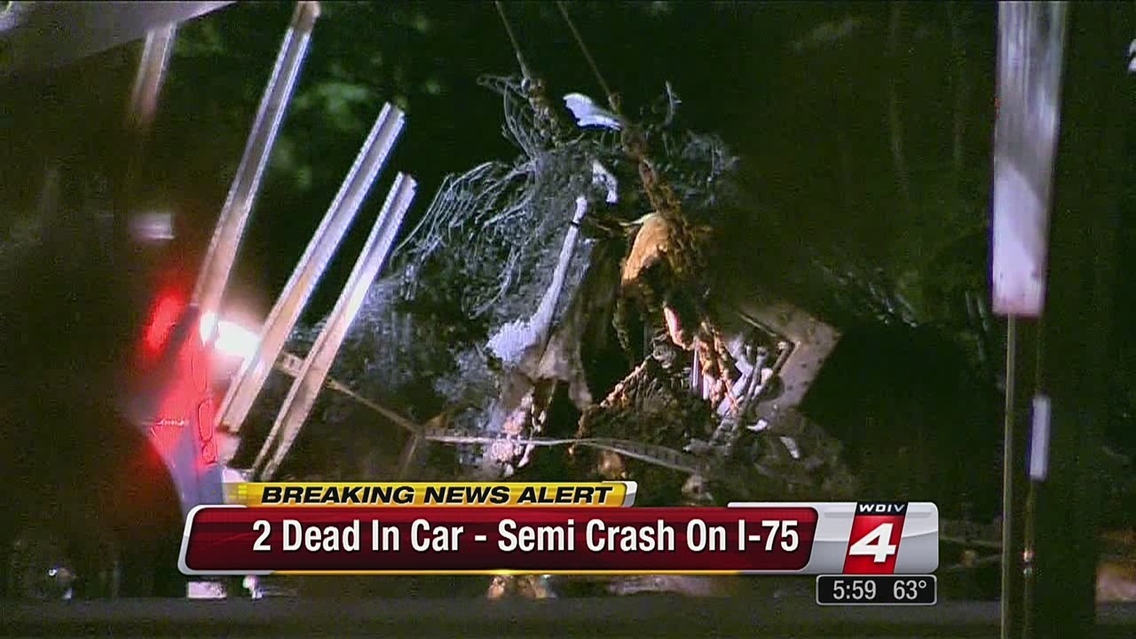 2 killed in accident involving a semi on I75 in Troy
