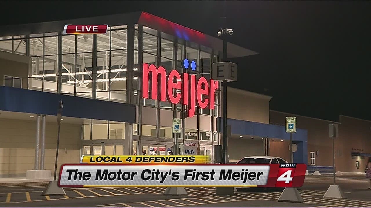 Security is tight at new Detroit Meijer