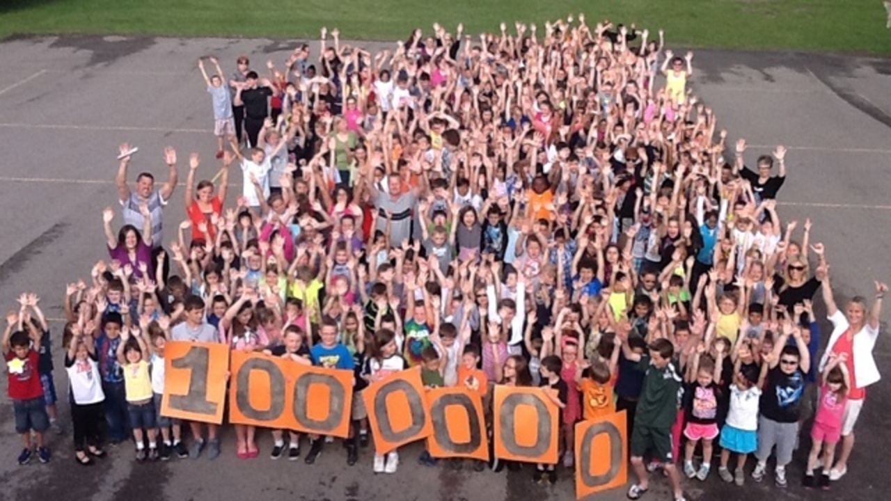 Fraser students celebrate doing 1 million math problems