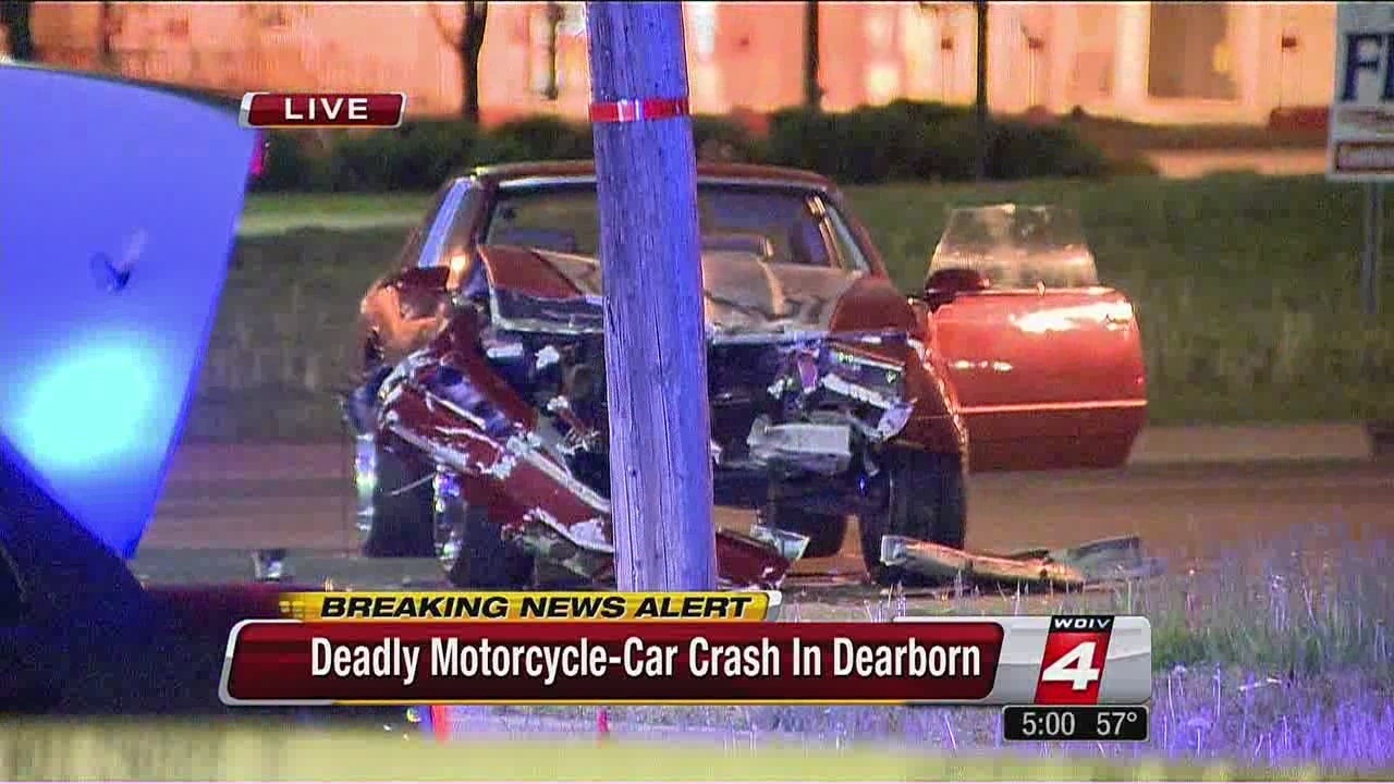 Motorcyclist dies in crash on Michigan Avenue in Dearborn