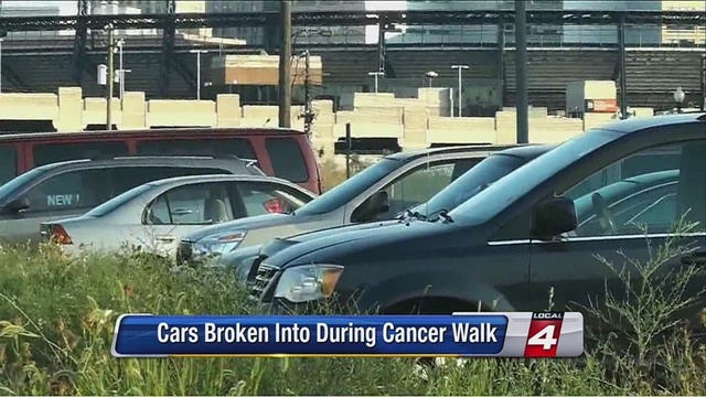 Fake Parking Lot Attendant Breaks Into Car During T Video Thumbnail For Cars Broken Into During Cancer Walk In Detroit