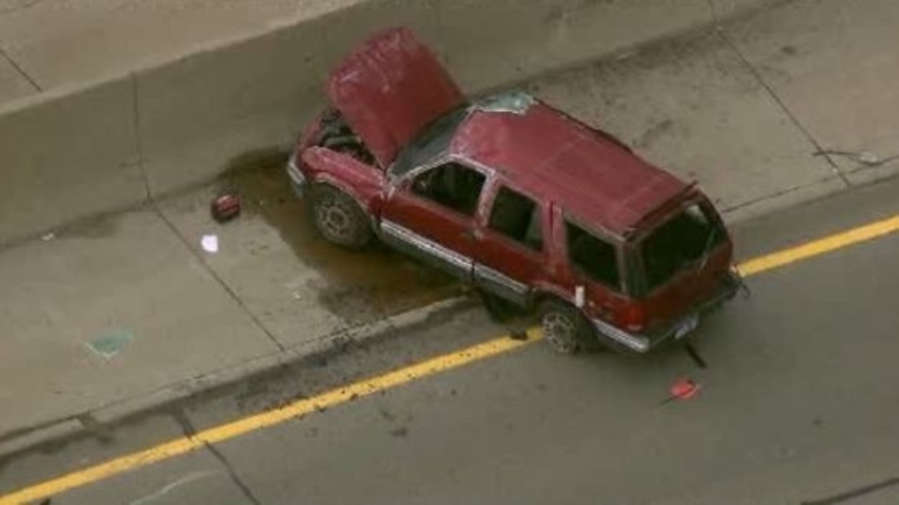 NB I75 reopens at Holbrook Street in Detroit after...