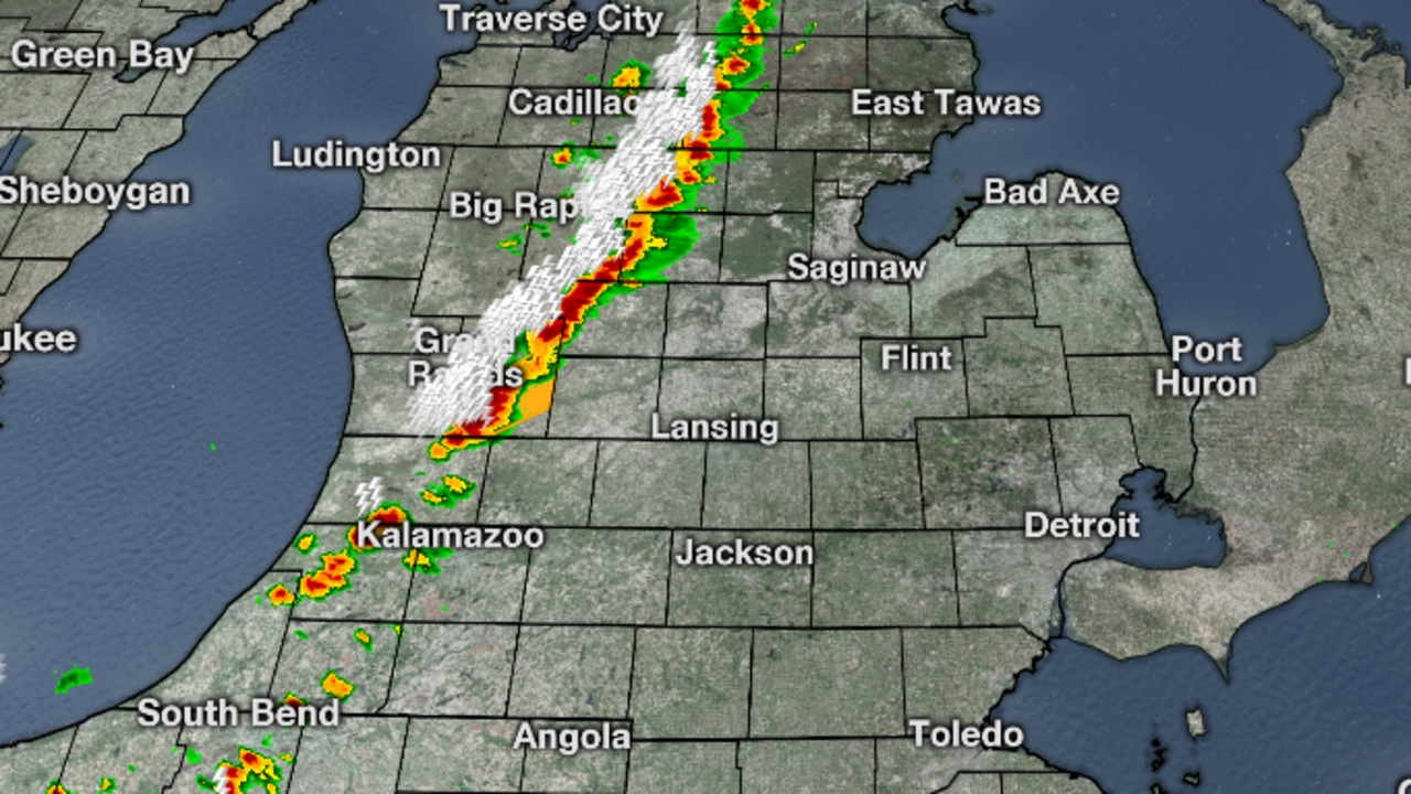 Metro Detroit weather forecast Thunderstorm warnings issued