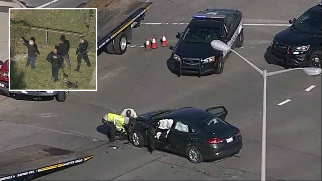 Driver crashes into car in Roseville after leading police...