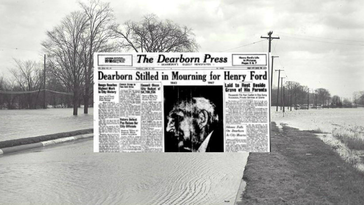 71 years ago: While Rouge River floods Dearborn estate ...