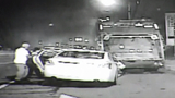 VIDEO: Sergeant rescues unconscious driver from burning car in Philadelphia