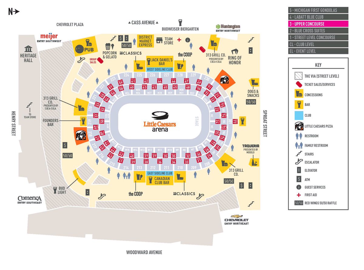 Kid Rock Detroit Seating Chart