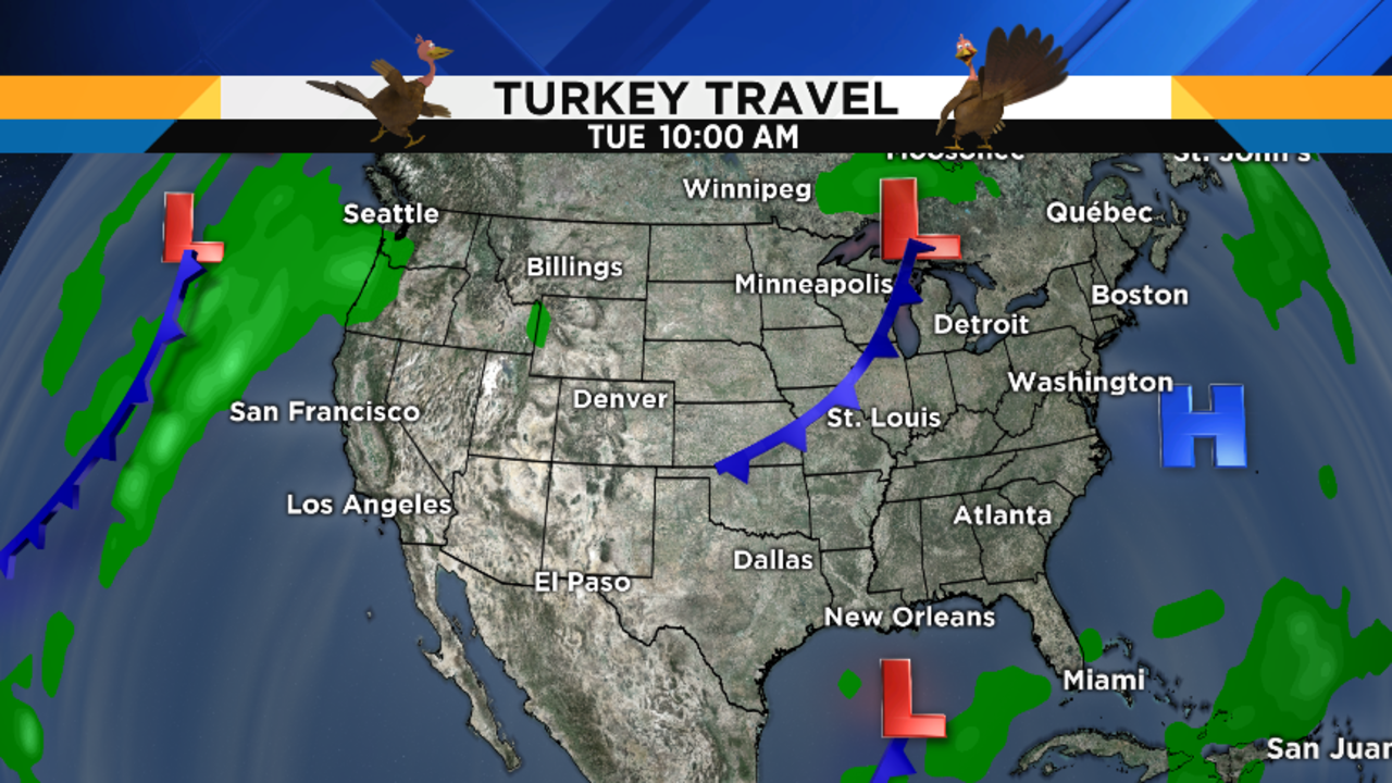 Here's a look at your Thanksgiving forecast in MA Here's a look at your Thanksgiving forecast in MA