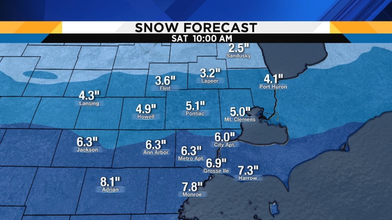 Bigger snow storm looming on the horizon of Metro Detroit
