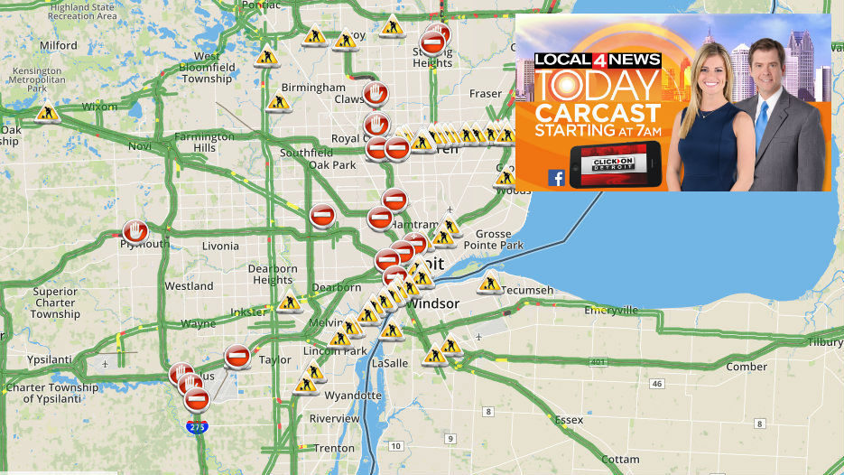 Live Traffic Map: Snow Causing Slick Roads Friday Morning In Metro ...