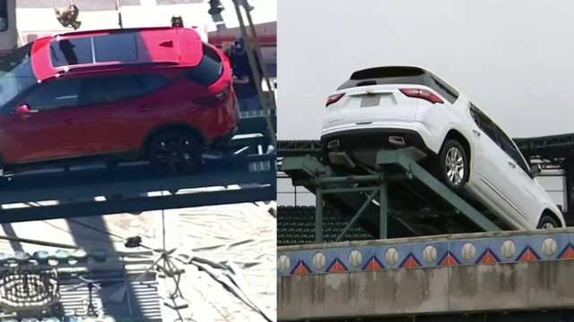 GM replaces Blazer with Traverse at Comerica Park fountain