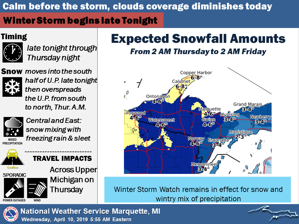 Michigan weather: Wet snow in Metro Detroit, up to 8 inches Up North