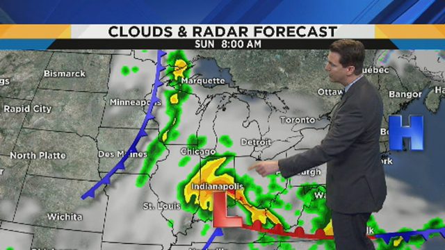 Metro Detroit weather: Chance of severe thunderstorms, downpours